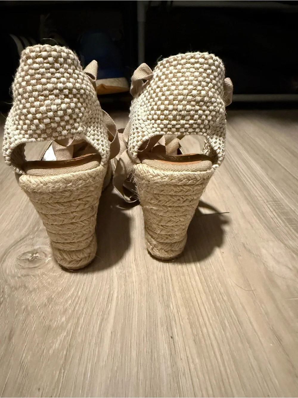 Women’s Espadrille Wedge Tie-Up Shoes. Casa Hernánz, Madrid .
